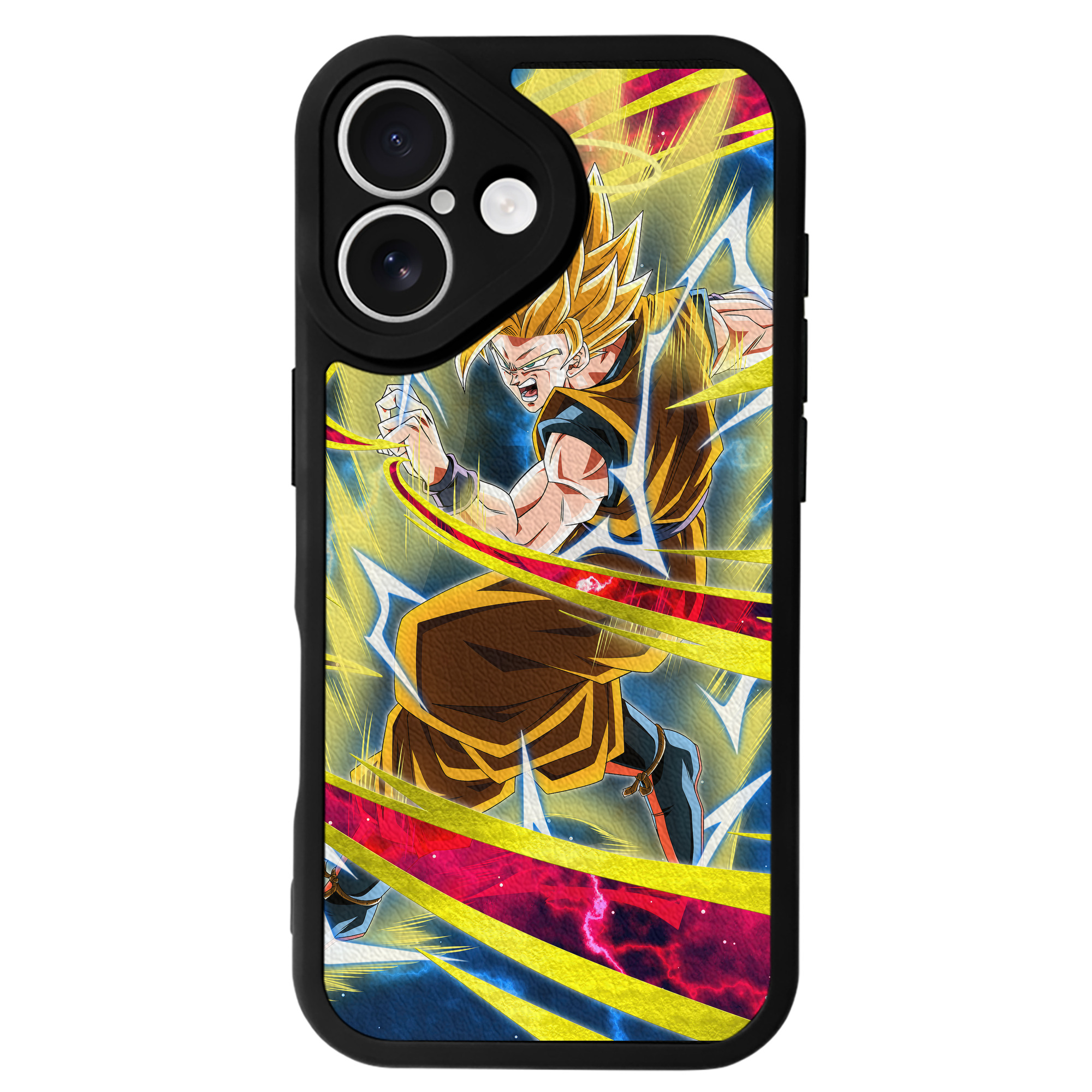 （画像用） ドラゴンボール DRAGON BALL 【iPhone 16シリーズ対応】シリコンスマホケース（レザー調） 材質：シリコン